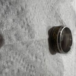 stainless steel or tungsten ring