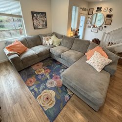 Almost Brand New Foam/Down Couch