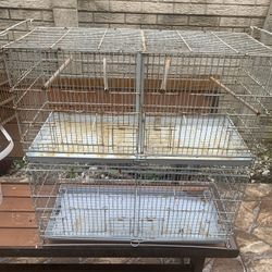 4 Small Bird Cages 