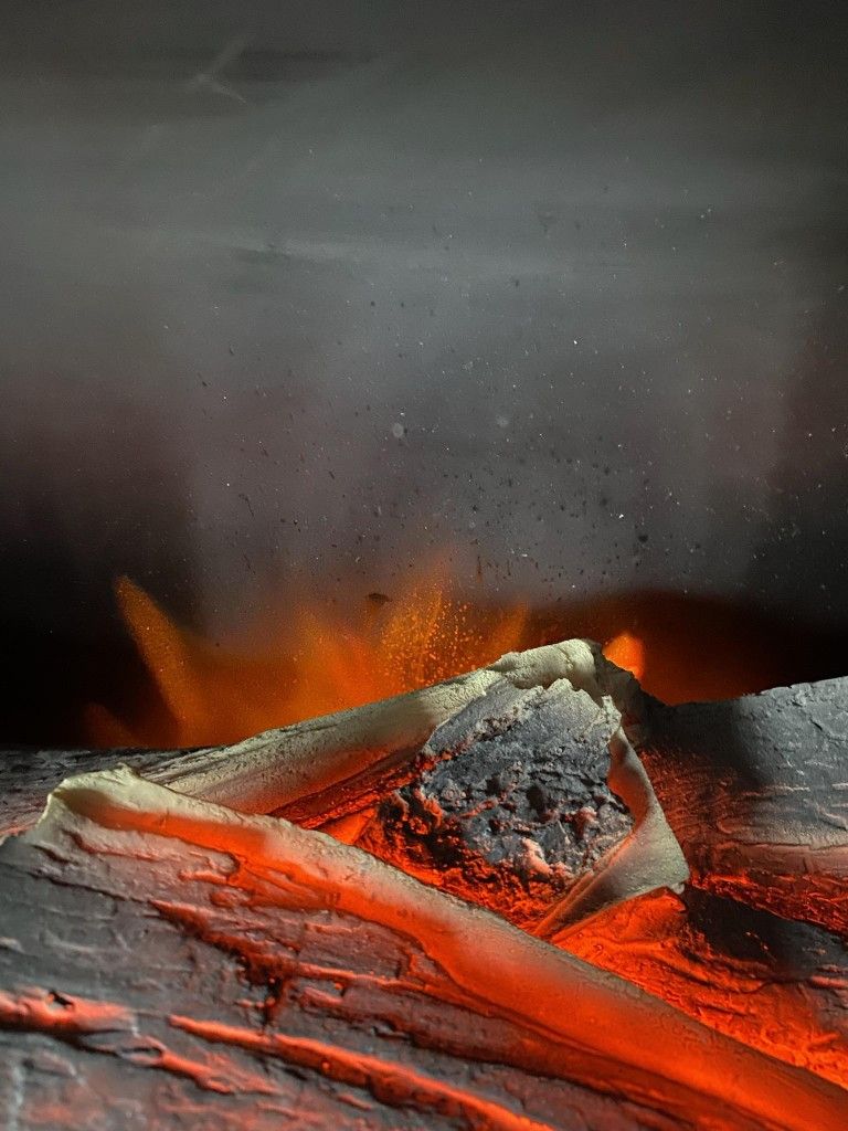 Fireplace Mantle Space Heater Duraflame Electric Like New