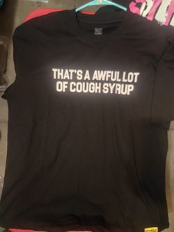 awful lotta cough syrup tee
