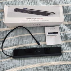 Laptop Docking Station Dual Monitor 4K, 12-in-1 