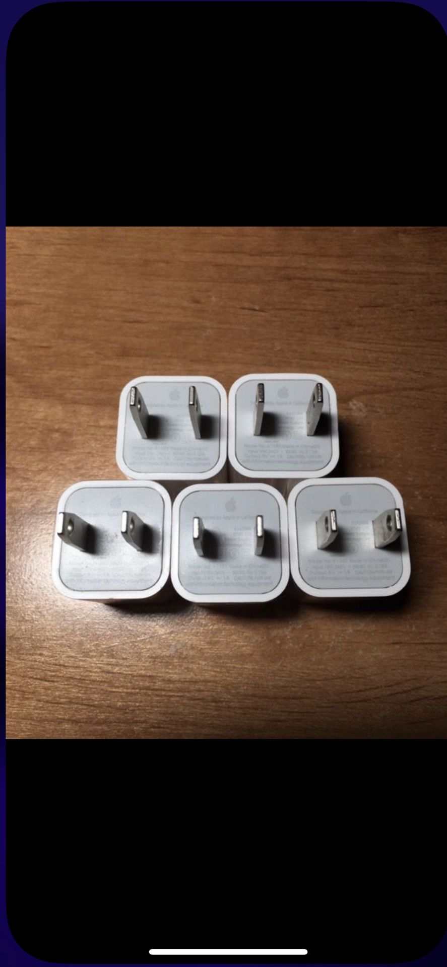 5x OEM Wall Charger For Apple iPhone 