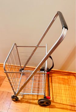 Foldable, lightweight shopping cart. Help to deliver locally