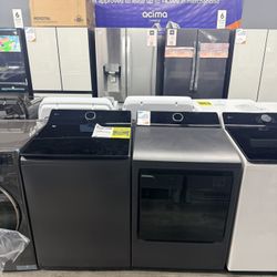 🔥Extra Large Capacity LG AI Top Load Washer And Gas Dryer Set 