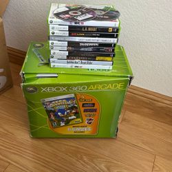 Xbox 360 and 12 Games