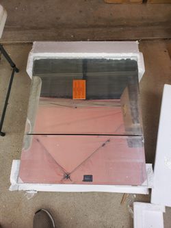 Glass medicine cabinet