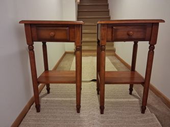 Pair of Petite Nightstand Tables