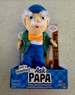 Ask Papa talking plush toy