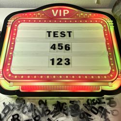 VIP Bottle Service Sign for Clubs - Professional LED Display Board with Remote Control Tested 