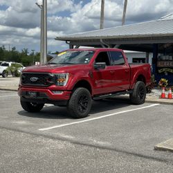 Pre-Owned 2021 Ford F-150 XLT Sport FX4 Black Widow 6inch Lifted 4x4