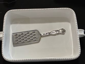 "Shred The News" Novelty Cheese Grater & baker