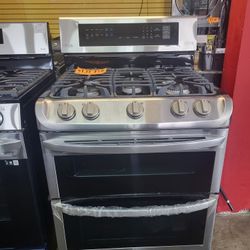 Gas Stove LG Double Oven Pro Bake ConV 6.9 CU. FT.