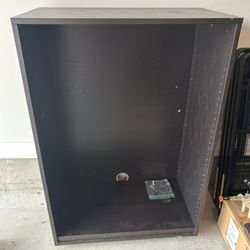 Espresso Shelving Unit (2 Shelves)