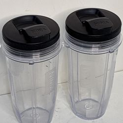Ninja Blender Cups with Lids (Set of 2)
