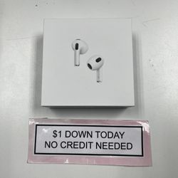 Apple Airpods 3rd Generation Bluetooth Earbuds NEW -PAYMENTS AVAILABLE-$1 Down Today 