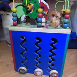 Wooden activity Cub Toy 