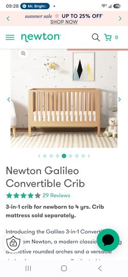 Newton Galileo Convertible Crib (Brand new in box never opened)