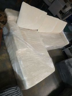 Beige  sectional