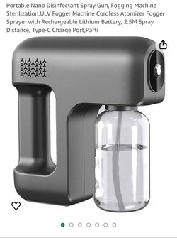 Nano Spray Machine Disinfection And Humidity