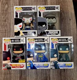 ** FUNKO POP DC COMICS BATMAN: THE ANIMATED SERIES, DC SUPER HEROES ALL NEW IN BOX NEVER OPENED, INQUIRE ABOUT PRICES **