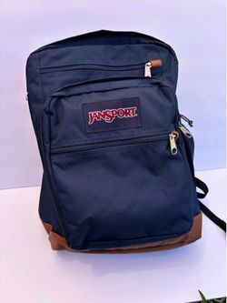 Navy blue Jansport backpack