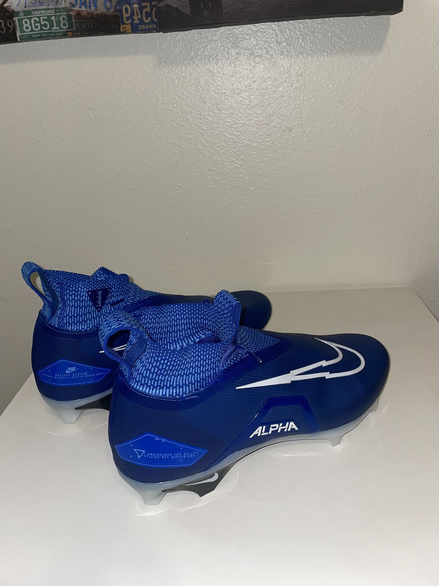 Nike Alpha Menace Elite 'Game Royal' CT6648 414 Football Cleats