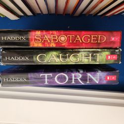 3 Haddix books.
