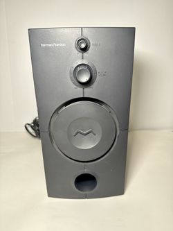 Harman Kardon Powered Subwoofer Woofer Volume Treble Control Gray Only