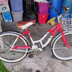 26 Inch Woman's Beach Cruiser Schwinn Legacy 