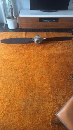 80.5” Vintage Two-Blade Airplane Propeller with Hub