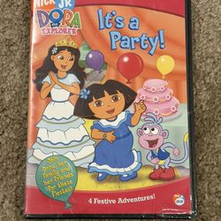 Dora The Explorer: It's a Party (DVD, 2005) Nick Jr. 4 Festive Adventures
