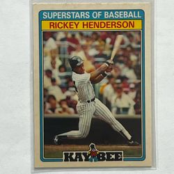 1987 Kay Bee Rickey Henderson M