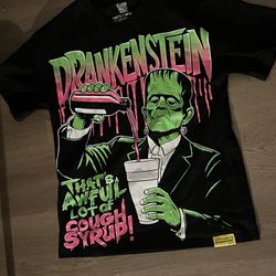 Frankenstein Awful Lotta Cough Syrup Shirt 