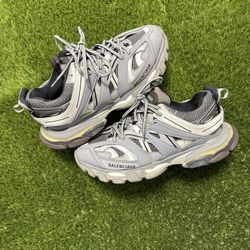 With Gray Balenciaga Tracks