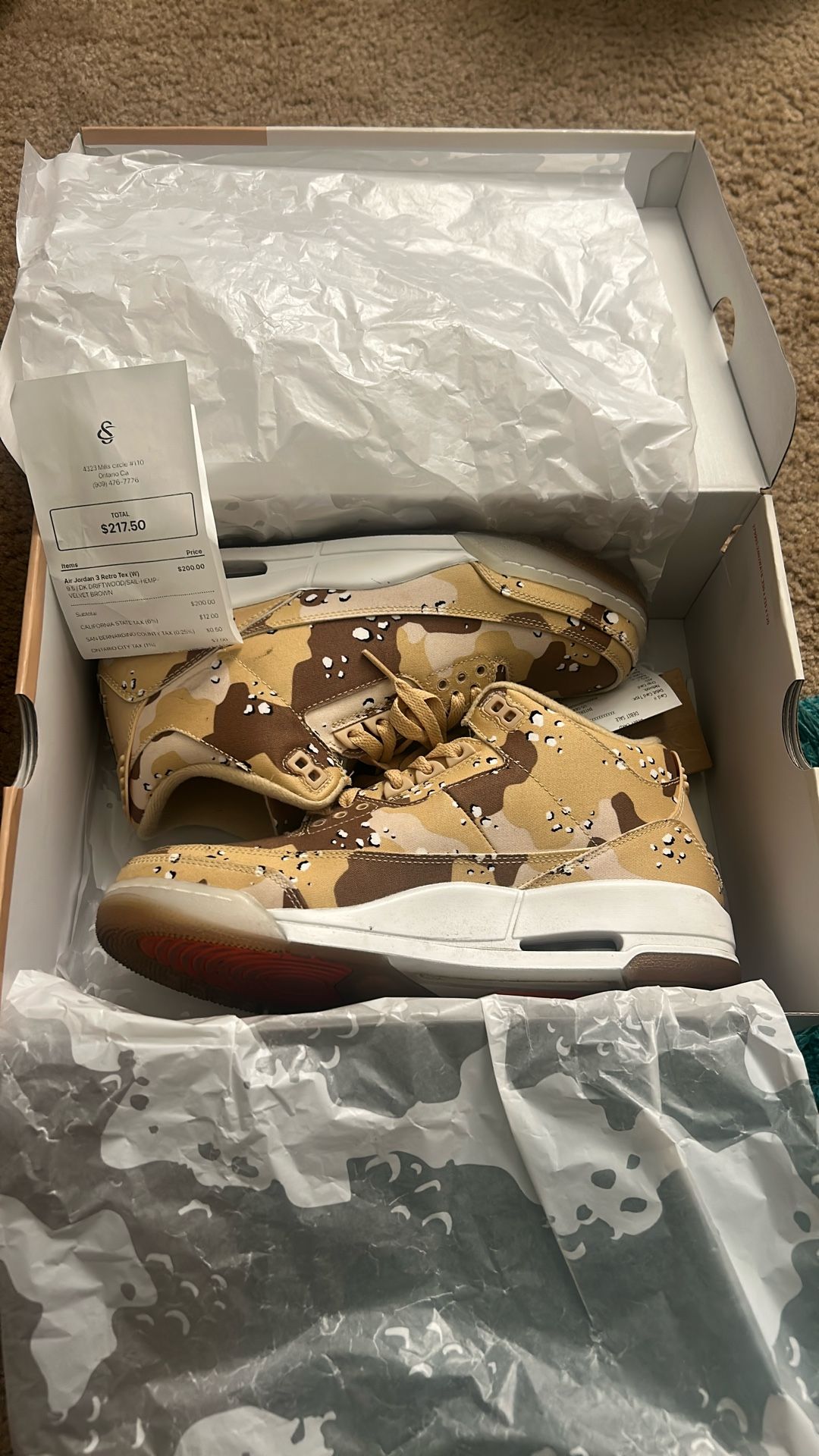 Jordan 3 Retro Tex (W)