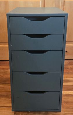 ALEX Desk Drawer Unit, Grey-Turquoise