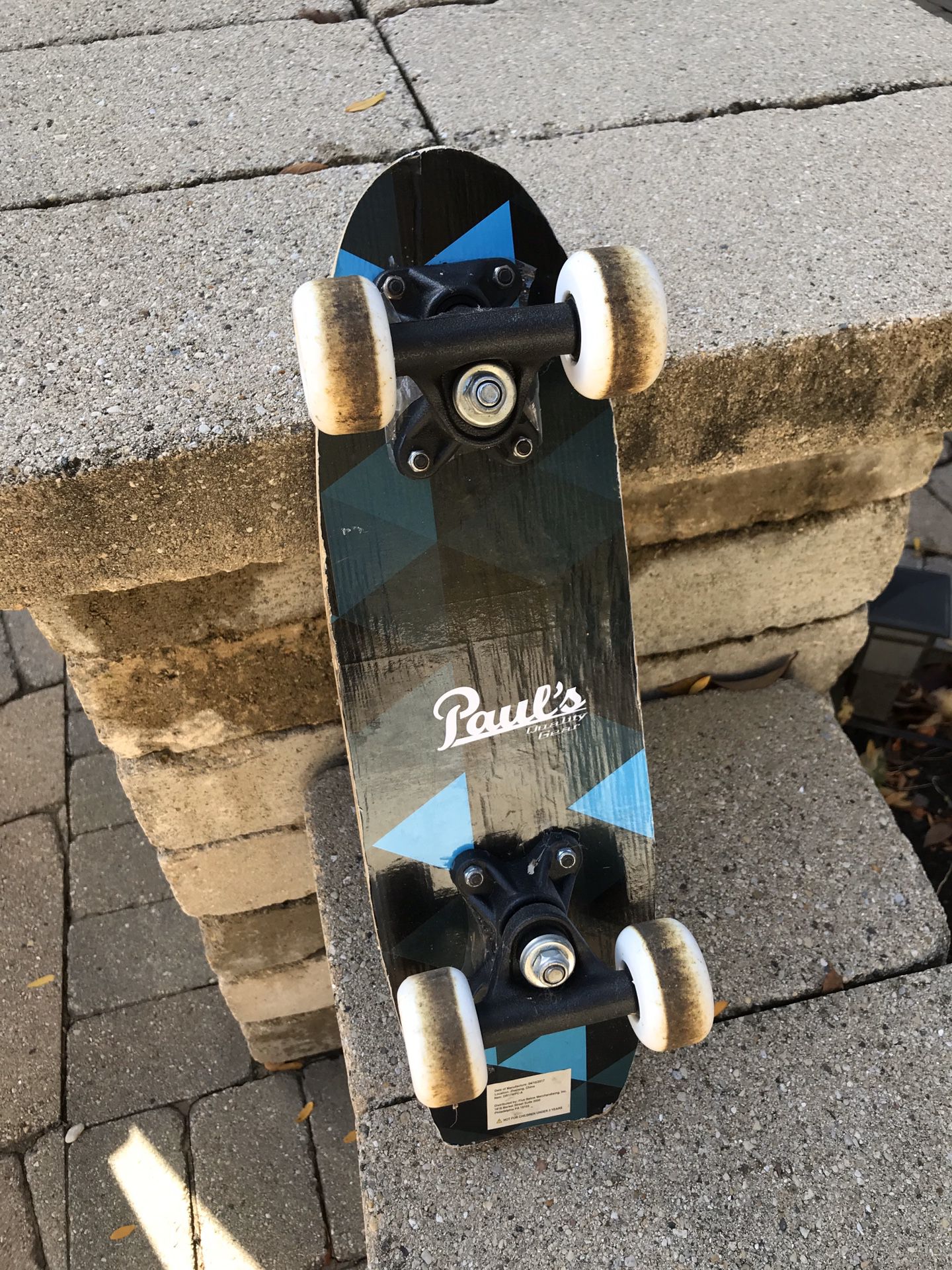 Paul’s Mini Skateboard Penny Banana Board Good Condition 17”