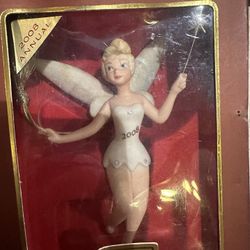2008 Disney By Lenox Twinkle Tinkerbell Annual Christmas Ornament