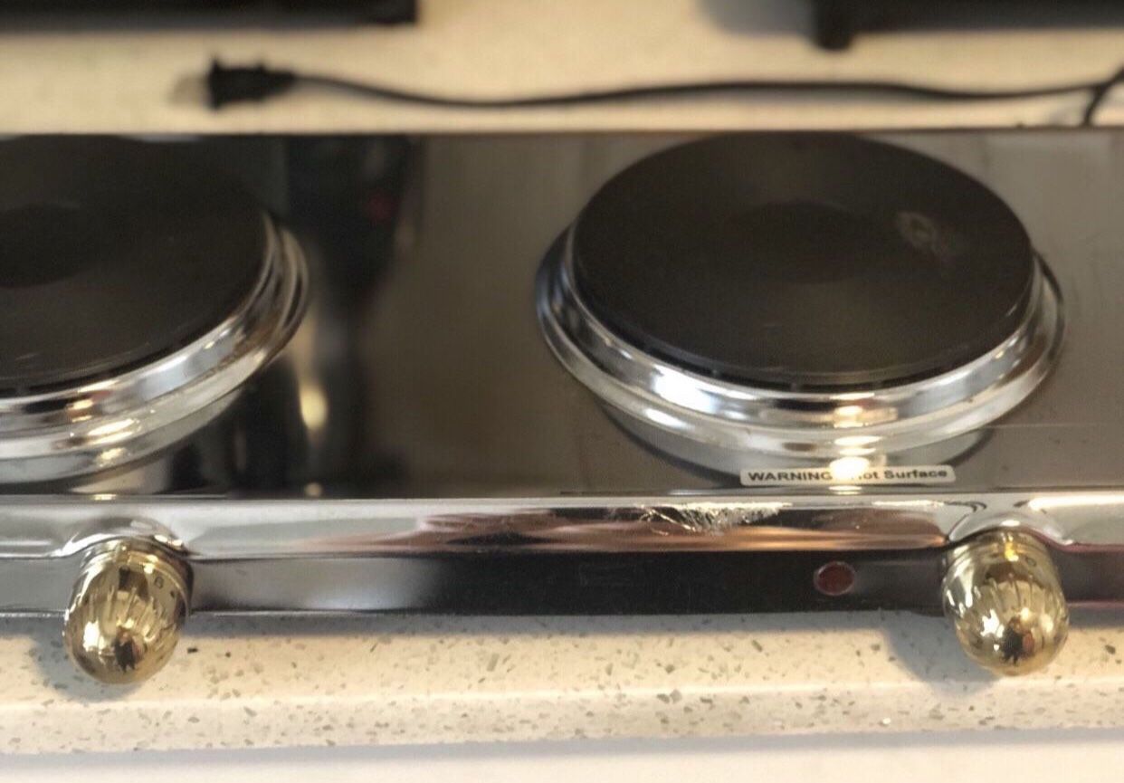 3 Burners “Cuisine Electric Hot Plate”. $60