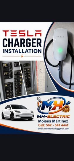 Installation charge tesla