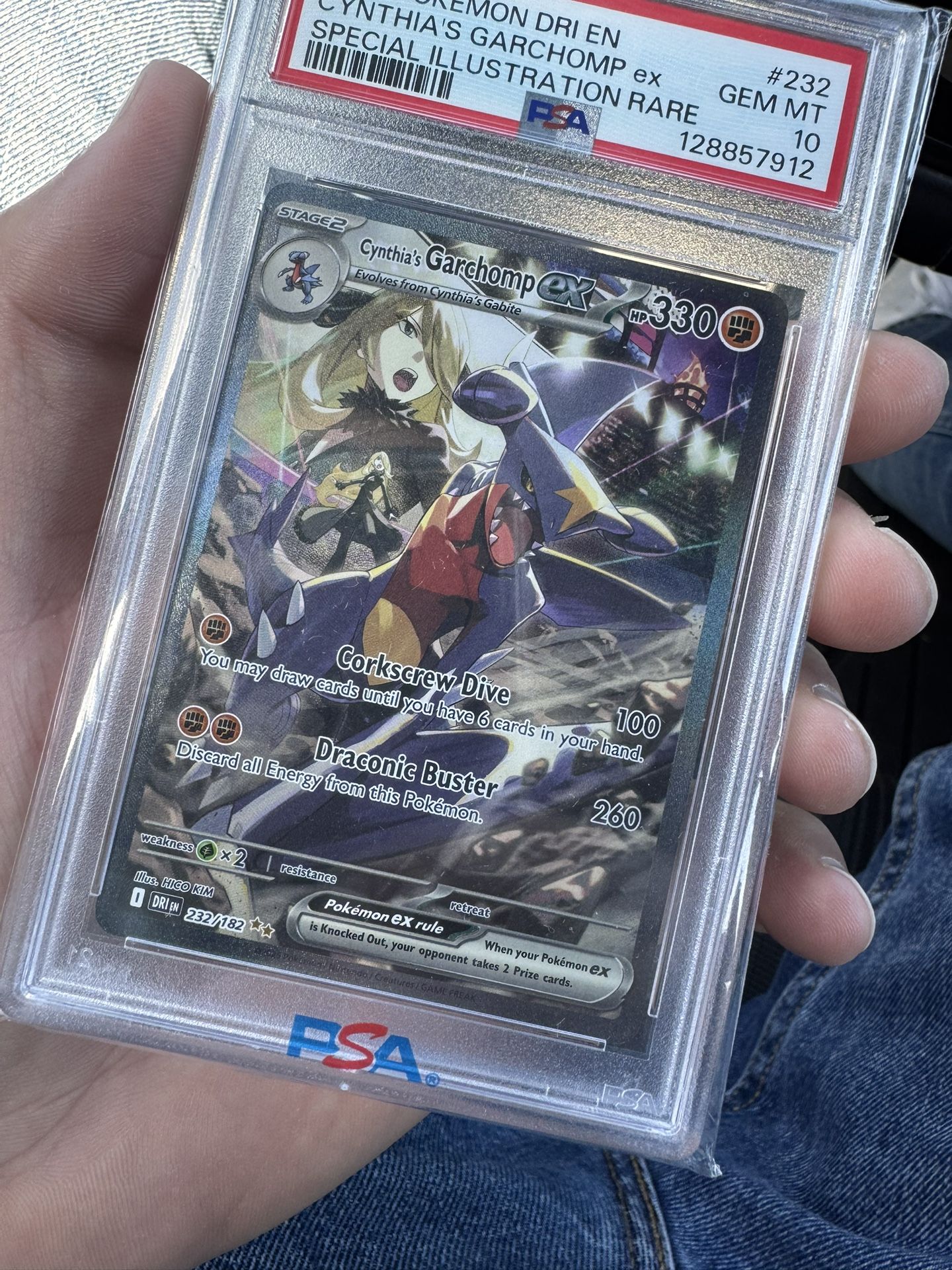 Cynthia’s Garchomp ex Special Illustration Rare PSA 10 Destined Rivals Pokemon