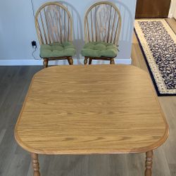 2 Person Dining Table  & Chairs with Cushions 