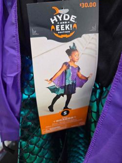 Girls Dragon Costume Size S (4-6x)