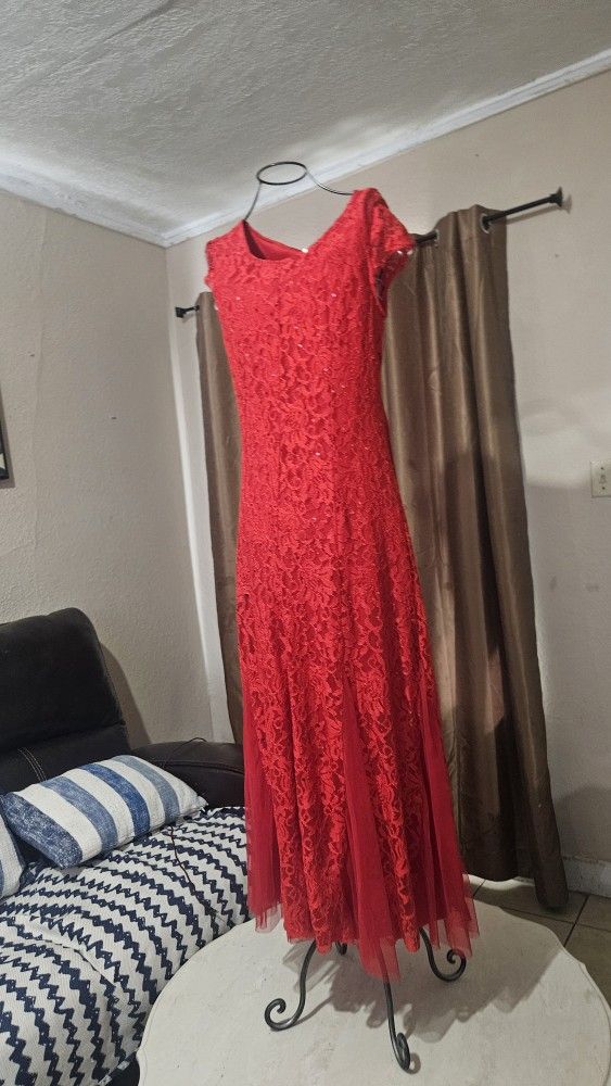 Prom Or Occasion Dress Red Size M