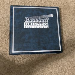 Baseball Trading Cards Binder Full Of Cards 