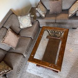 Two Piece Lightly Used Couch Set