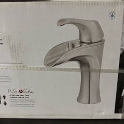 Brea Brushed Nickel Faucet 