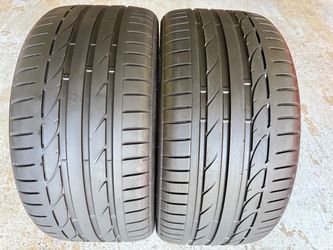 Two Tires 255/35/19 Bridgestone Potenza S001 Like new with 90% Left Amazing Deal