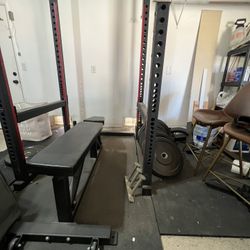 Power cage, Squat Rack, Dip Attachment 